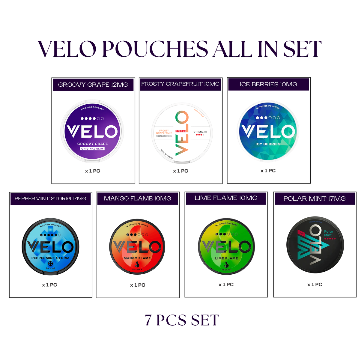 VELO Puches All-In Set (7pcs)
