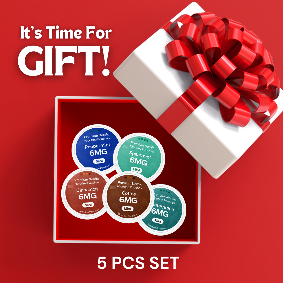 Premium Nordic Pouches 6MG Gift (5pcs)