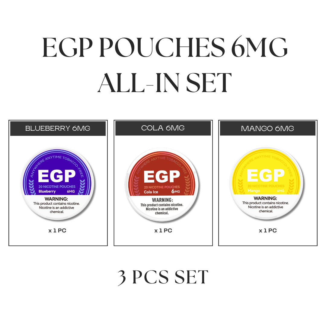 EGP Pouches 6MG All-In Set (3pcs)