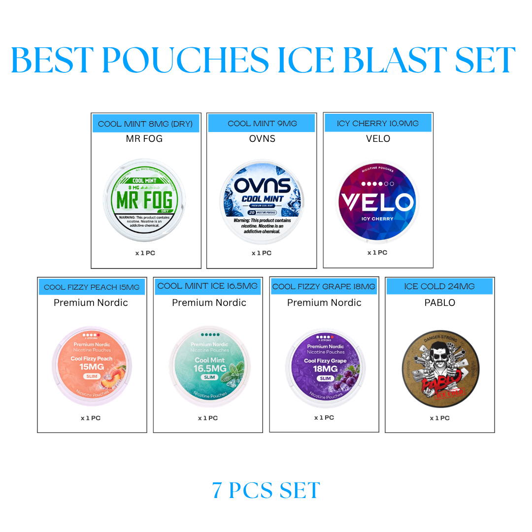 Best Pouches Ice Blast Set (7pcs)