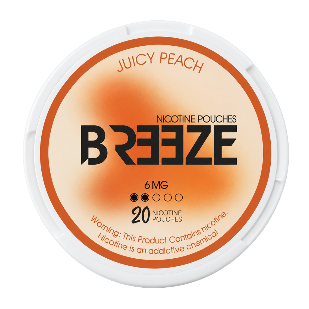 Breeze Pouches Juicy Peach 6MG