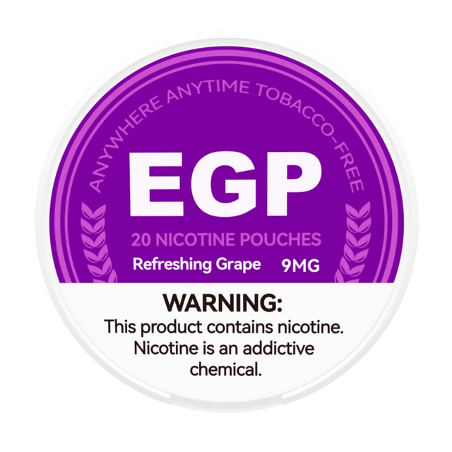 EGP Pouches Refreshing Grape 9MG