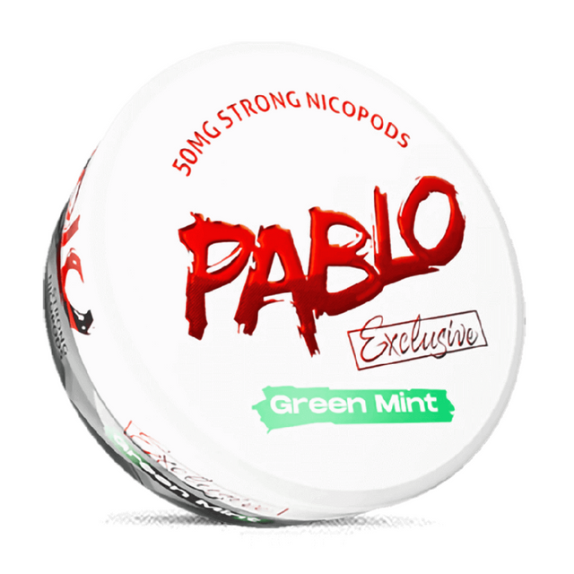 PABLO Pouches Green Mint 50MG