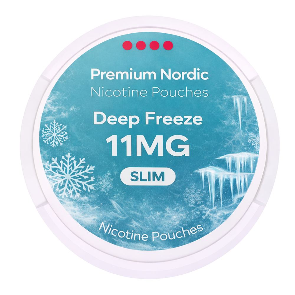 Premium Nordic Nicotine Pouches Deepfreeze Slim 11MG