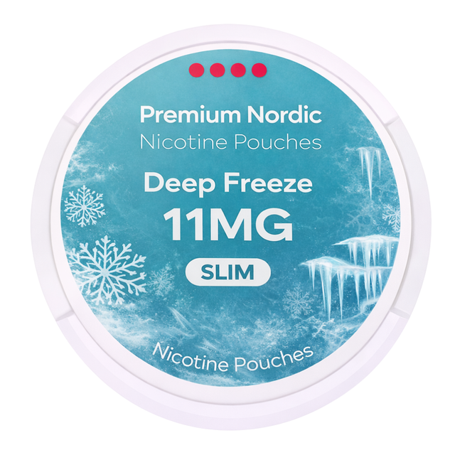Premium Nordic Nicotine Pouches Deepfreeze Slim 11MG