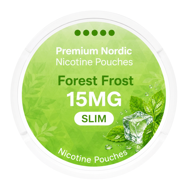 Premium Nordic Nicotine Pouches Forest Frost X-Strong Slim 15MG