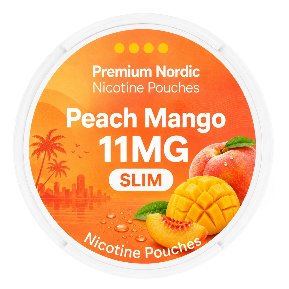 Premium Nordic Pouches Peach Mango 11MG