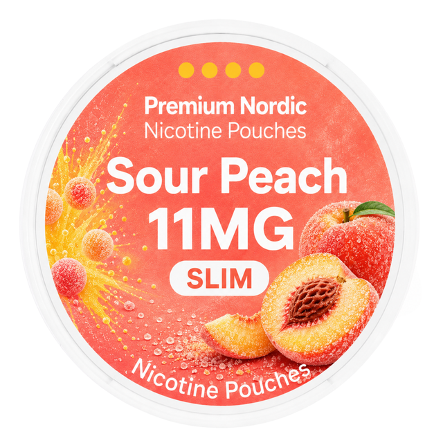 Premium Nordic Pouches Sour Peach 11MG