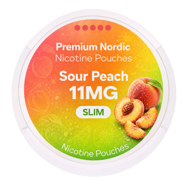 Premium Nordic Pouches Sour Peach 11MG