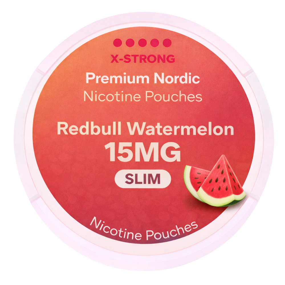 Premium Nordic Pouches Red Bull Watermelon X-Strong Slim 15MG