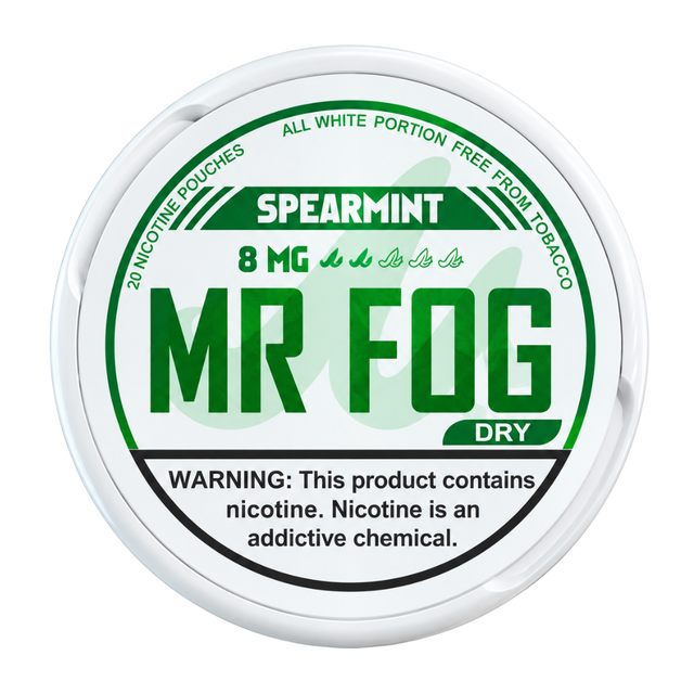 MR FOG Pouches Spearmint 8MGÂ (Dry)