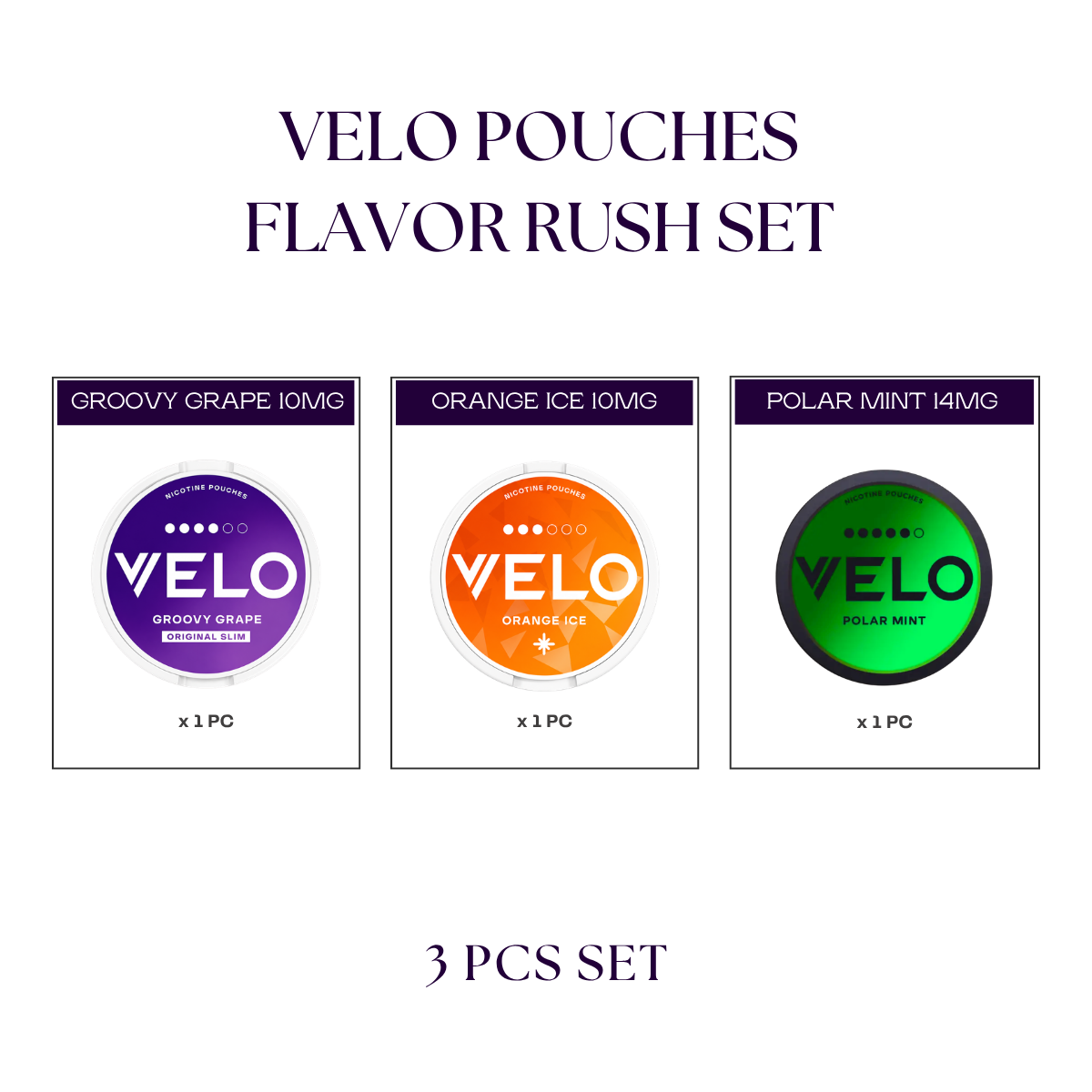 VELO Flavor Rush Set (3pcs)