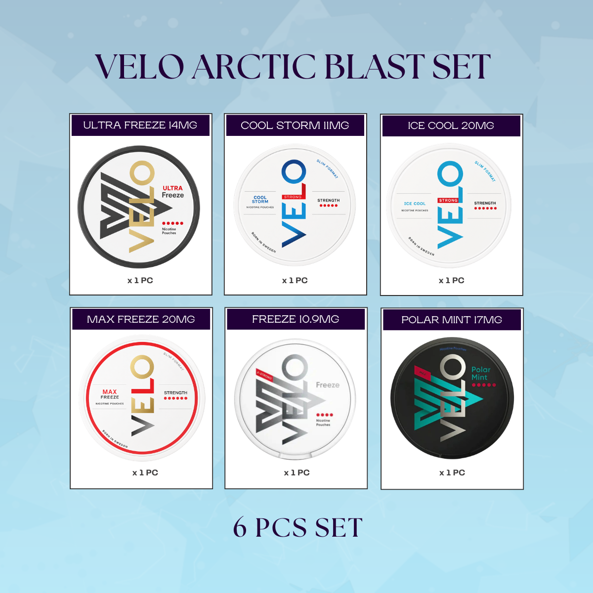 VELO Arctic Blast Set (6pcs)
