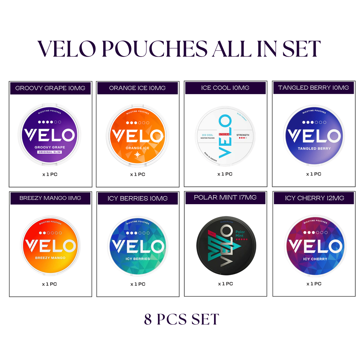 VELO Puches All-In Set (8pcs)