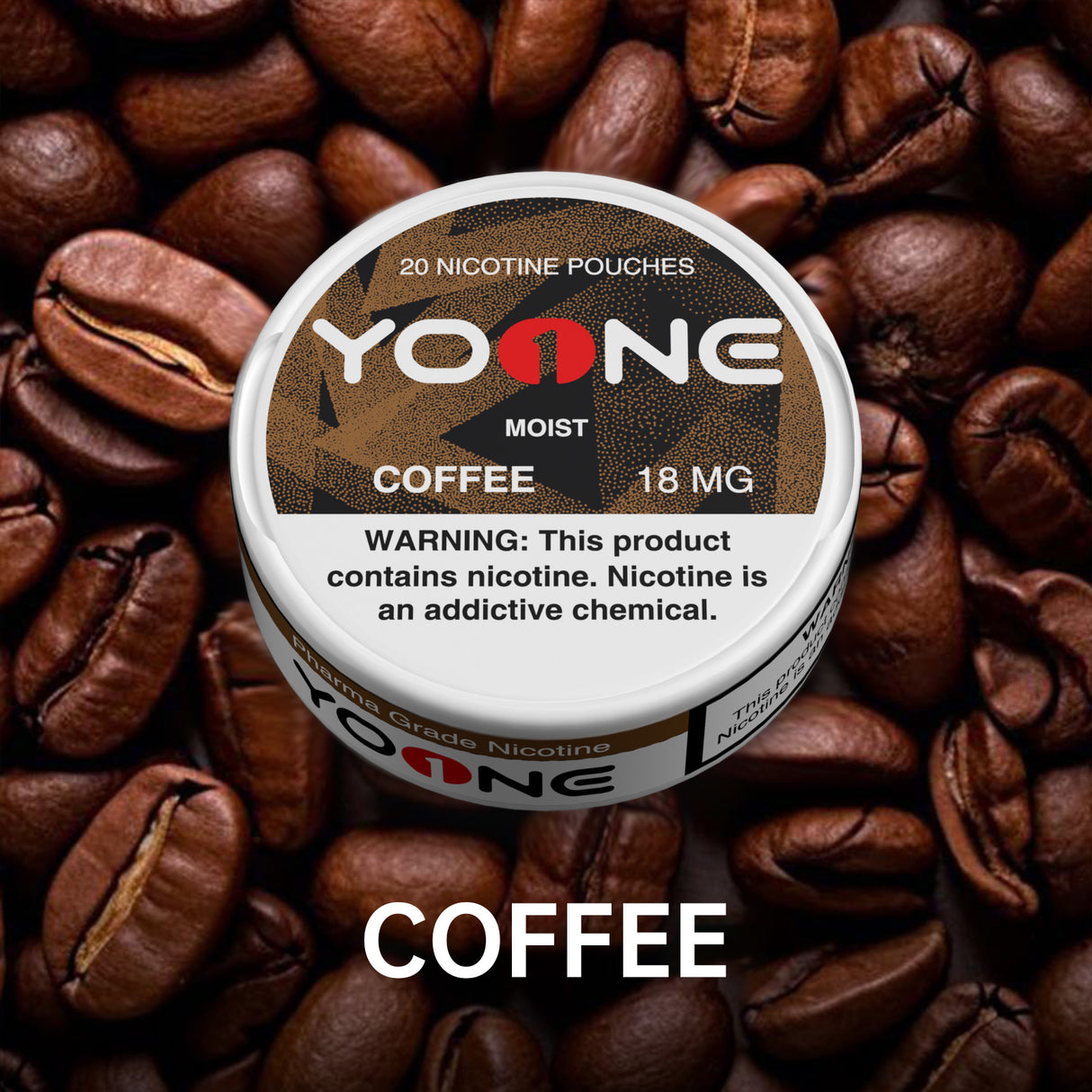 YOONE Pouches Coffee 18MG (Moist)