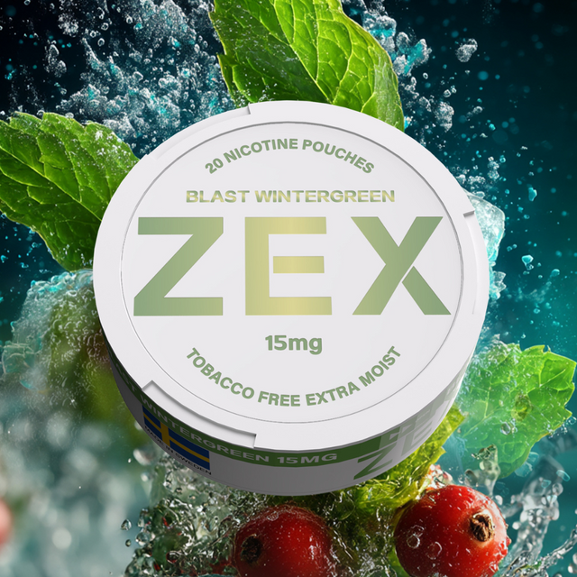 ZEX Pouches Blast Wintergreen 15MG