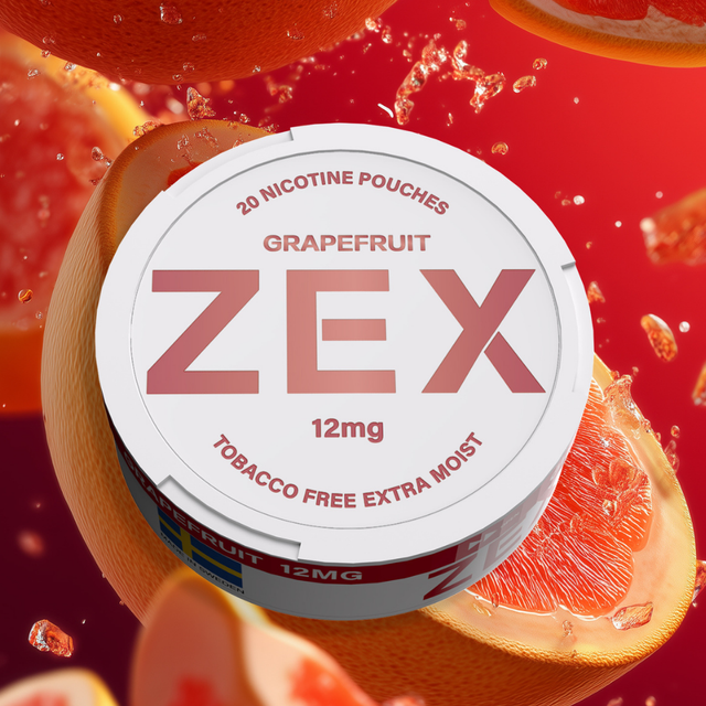 ZEX Pouches Grapefruit 12MG