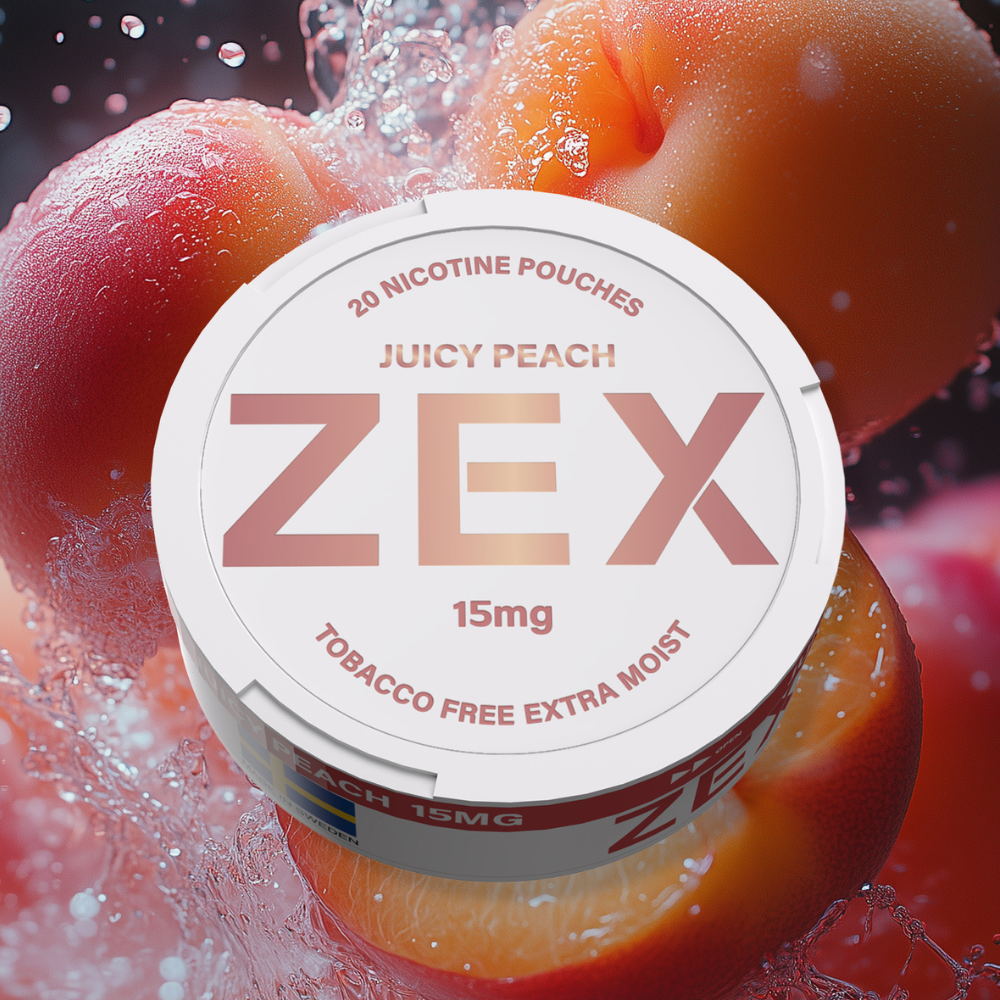 ZEX Pouches Juicy Peach 15MG