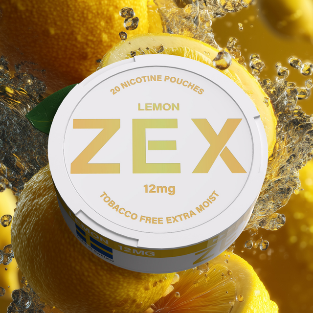 ZEX Pouches Lemon 12MG