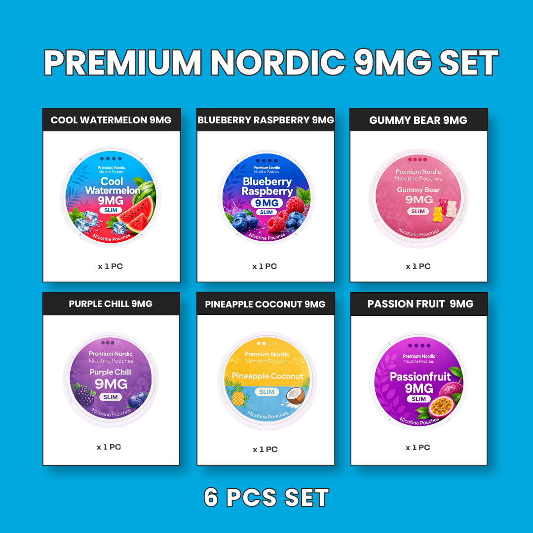Premium Nordic 9MG All-In Set (6pcs)