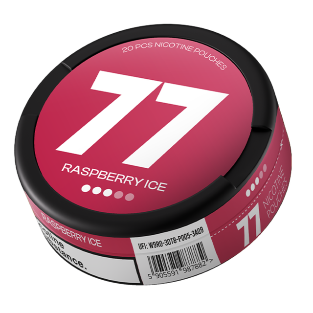 77 Pouches Raspberry Ice 10.4MG