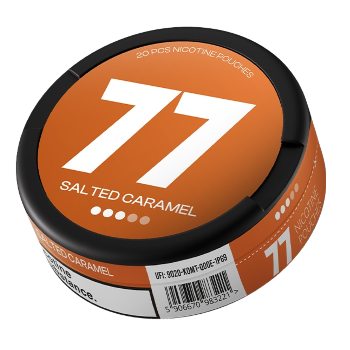 77 Pouches Salted Caramel 10.4MG