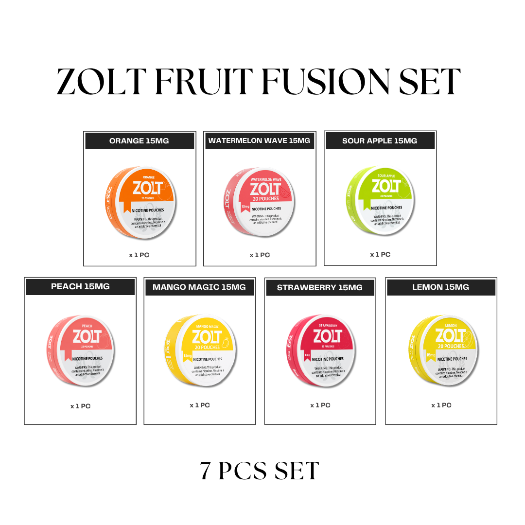 ZOLT Ultra Strong Fruit Fusion Set (7pcs)