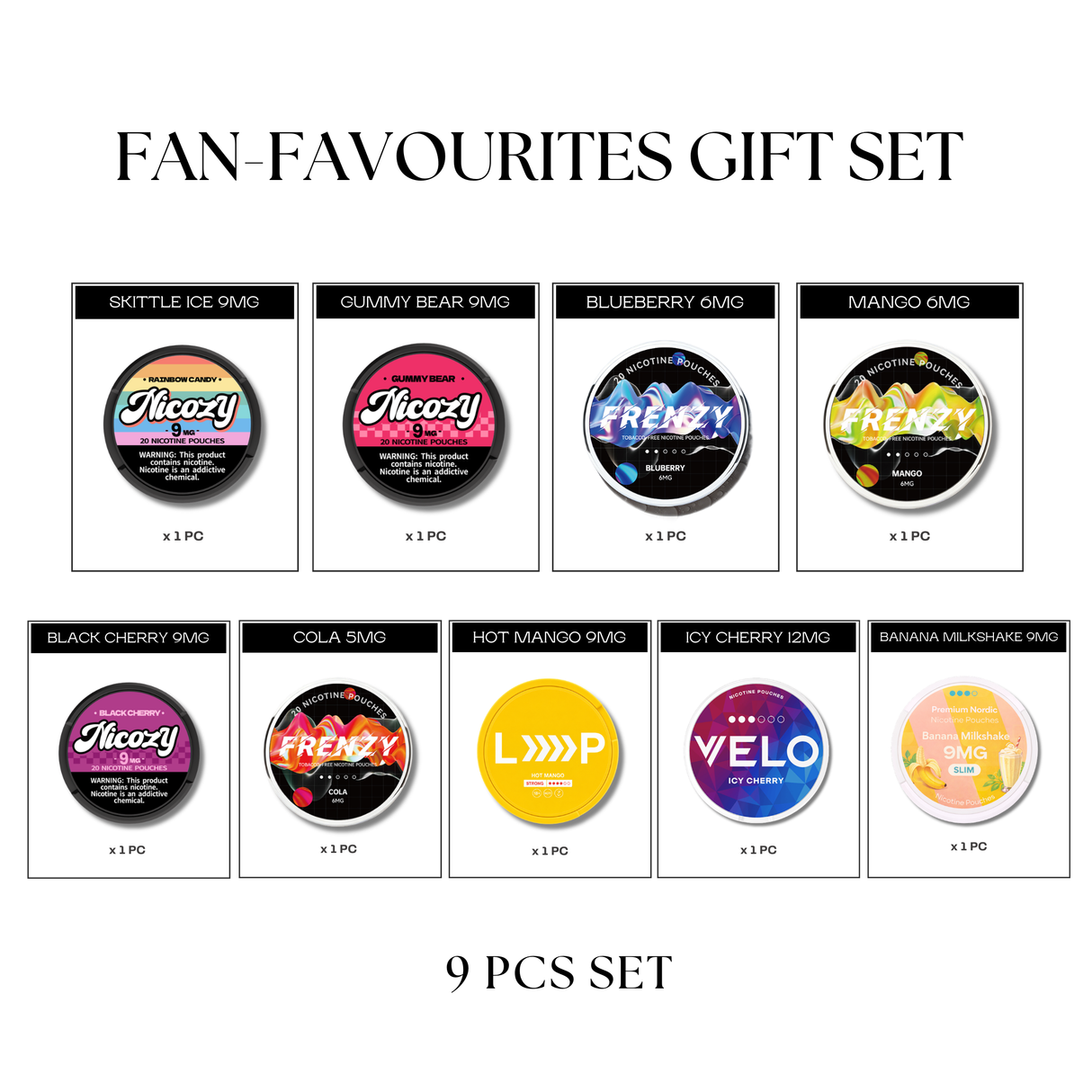 Fan Favourites Gift Set (9pcs)
