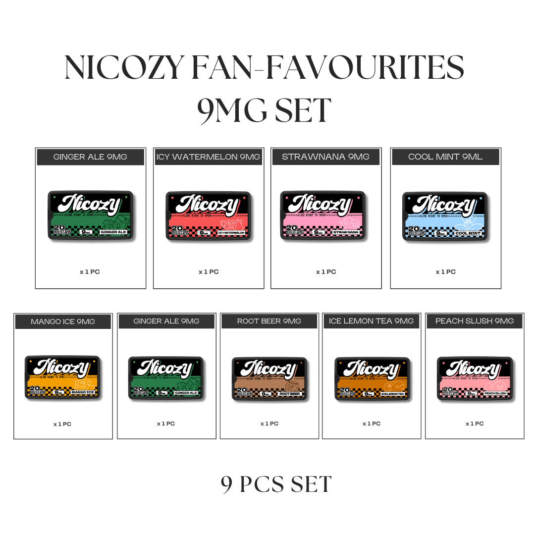 NICOZY Pouches Fan Favourites Set (9pcs)