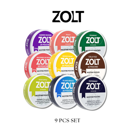 ZOLT Pouches 15MG Set (9pcs)