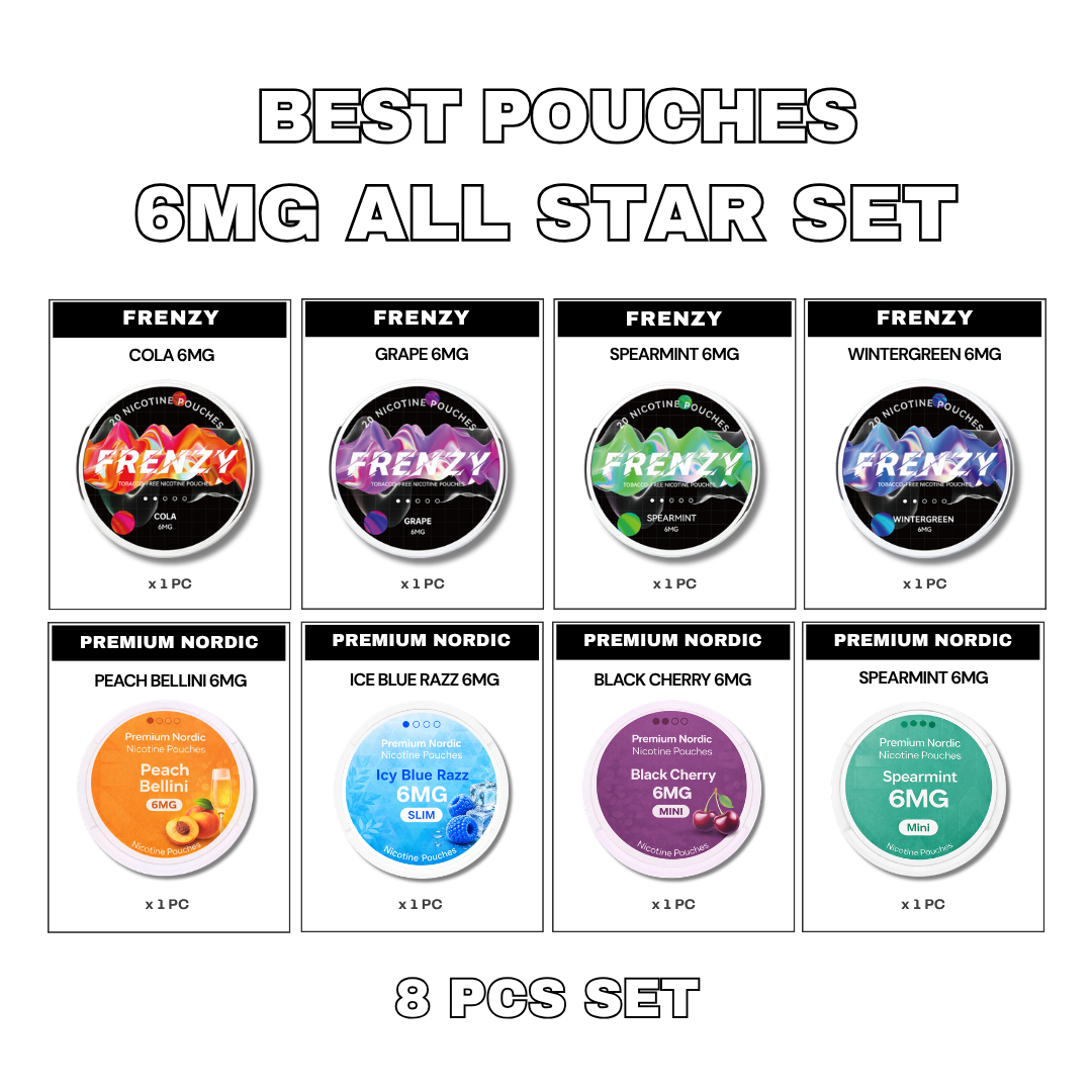 Best Pouches 6MG All-Star Set (8pcs)