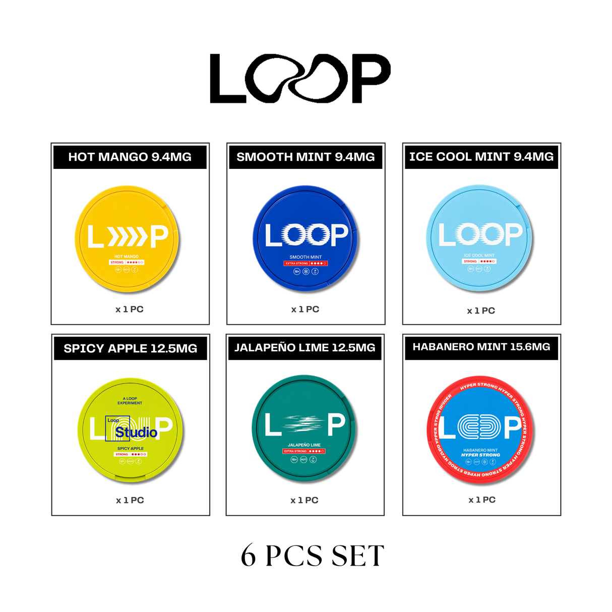LOOP Pouches All-in Set (6pcs)