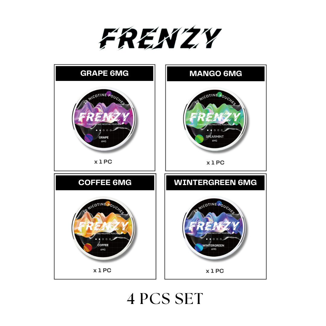 FRENZY Pouches New Flavors Set (4pcs)