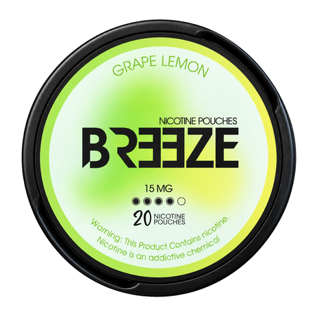 Breeze Pouches Grape Lemon 15MG