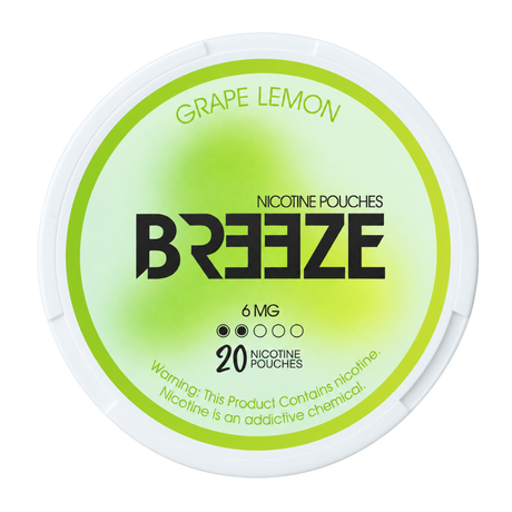 Breeze Pouches Grape Lemon 6MG