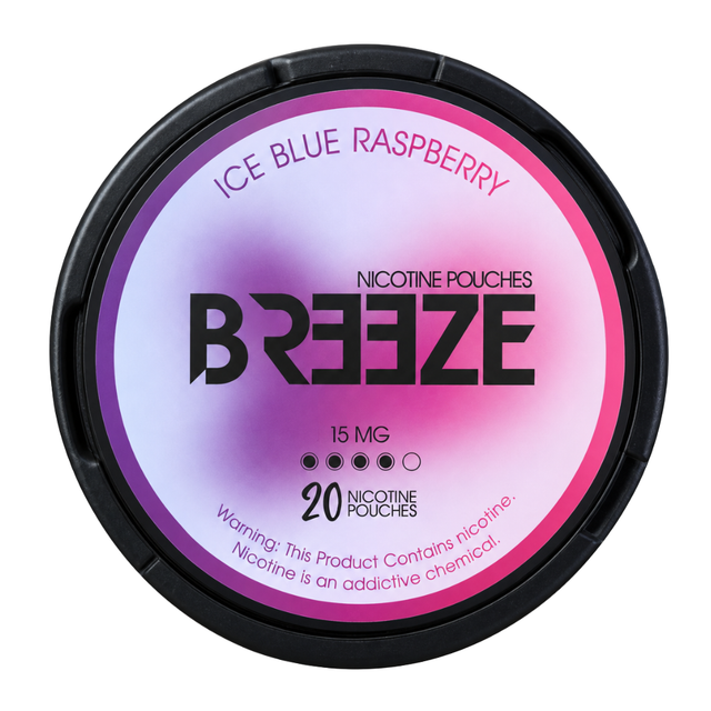 Breeze Pouches Ice Blue Raspberry 15MG