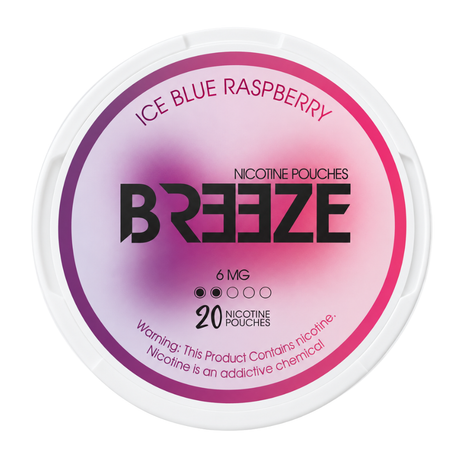 Breeze Pouches Ice Blue Raspberry 6MG