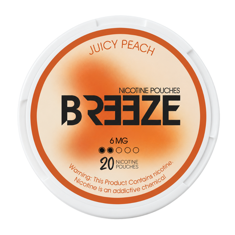Breeze Pouches Juicy Peach 6MG