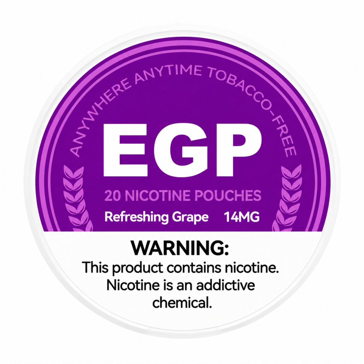 EGP Pouches Refreshing Grape 14MG