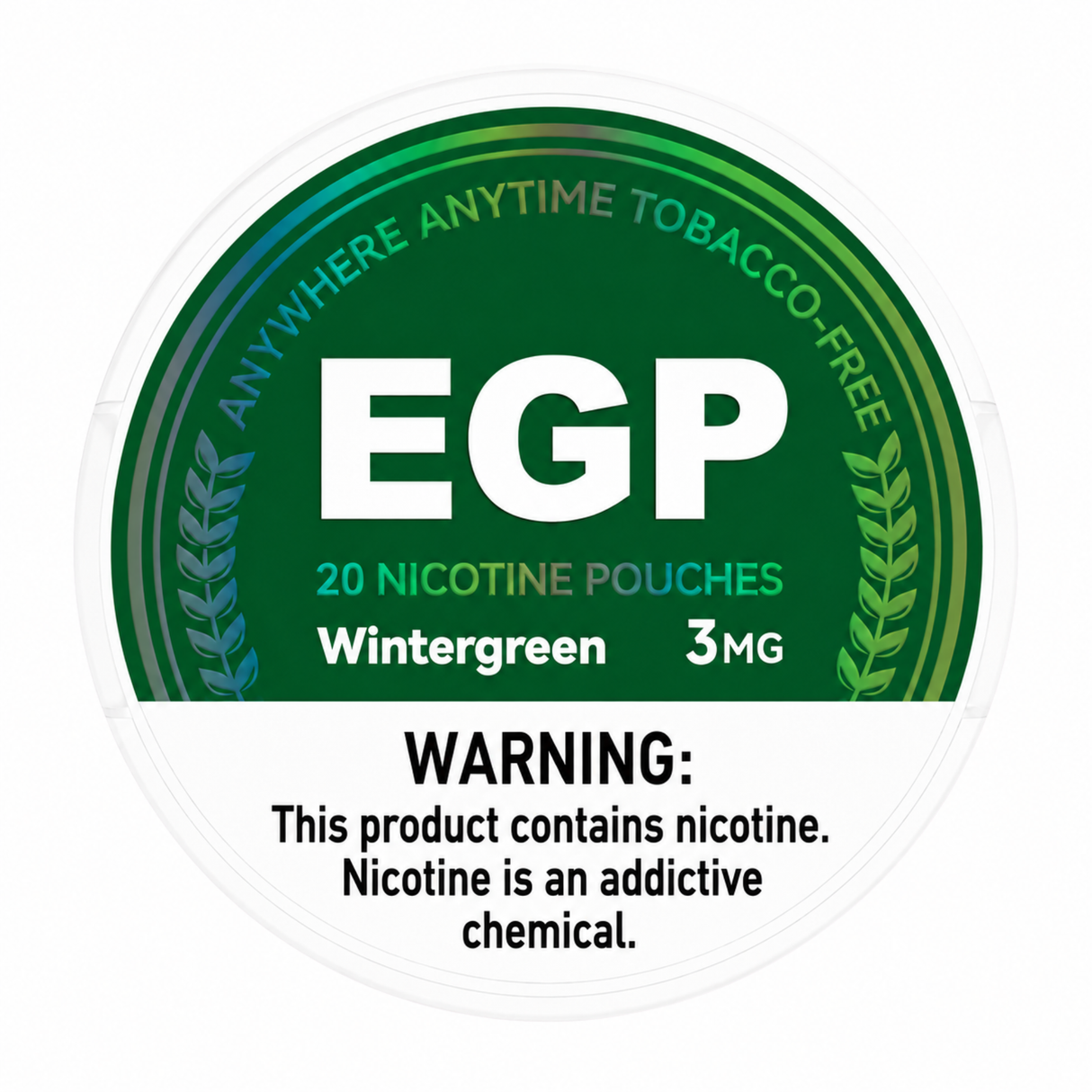 EGP Pouches Wintergreen 3MG