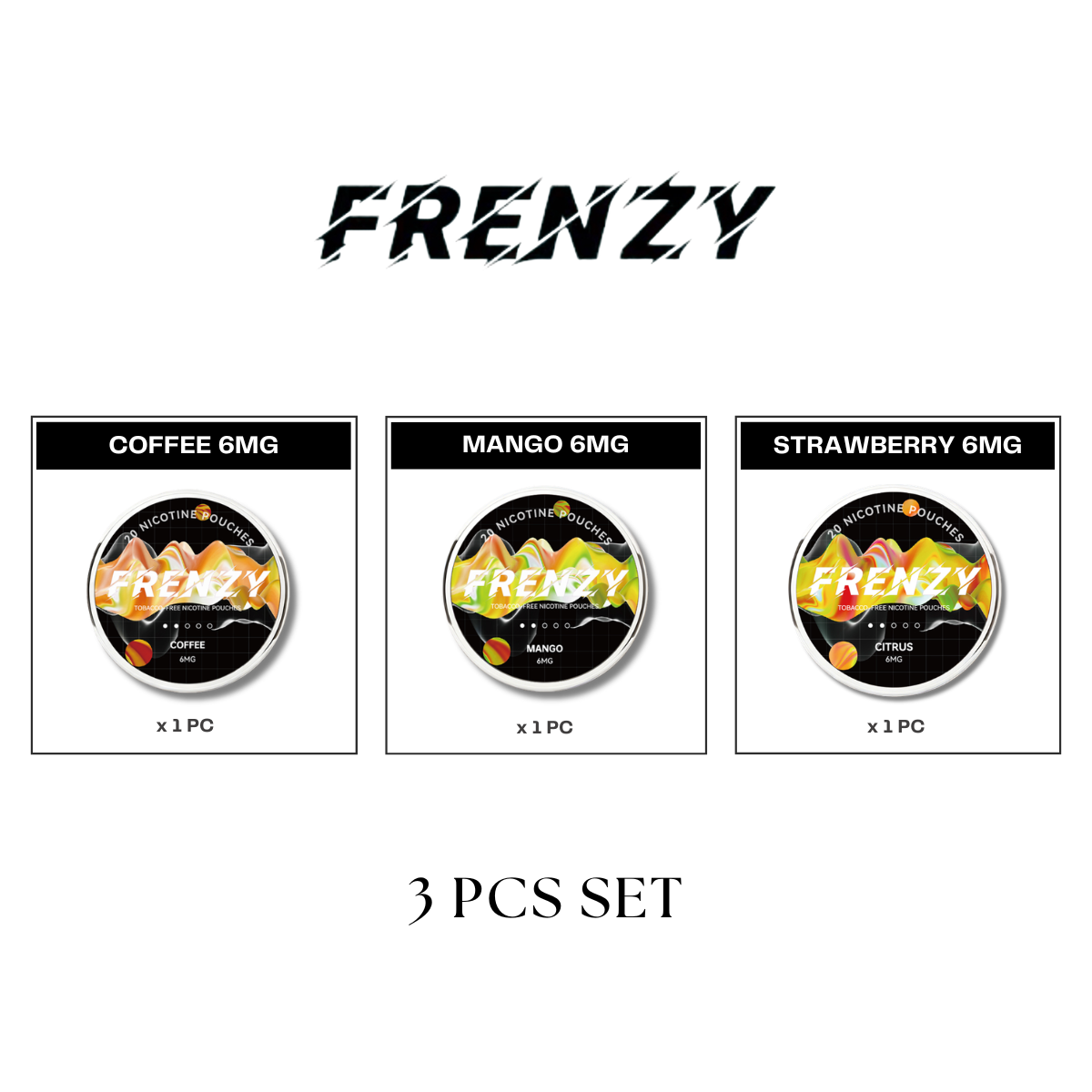 FRENZY Pouches New Flavors Set (3pcs)