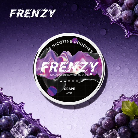 FRENZY Pouches Grape 6MG