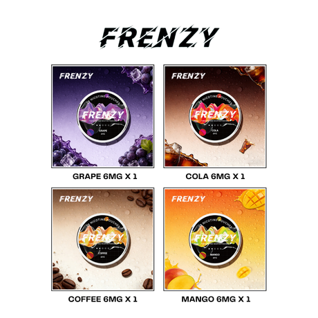 FRENZY Pouches New Flavors Set (4pcs)