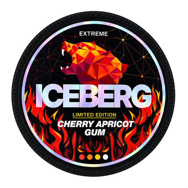 ICEBERG Pouches Cherry Apricot Gum 30MG