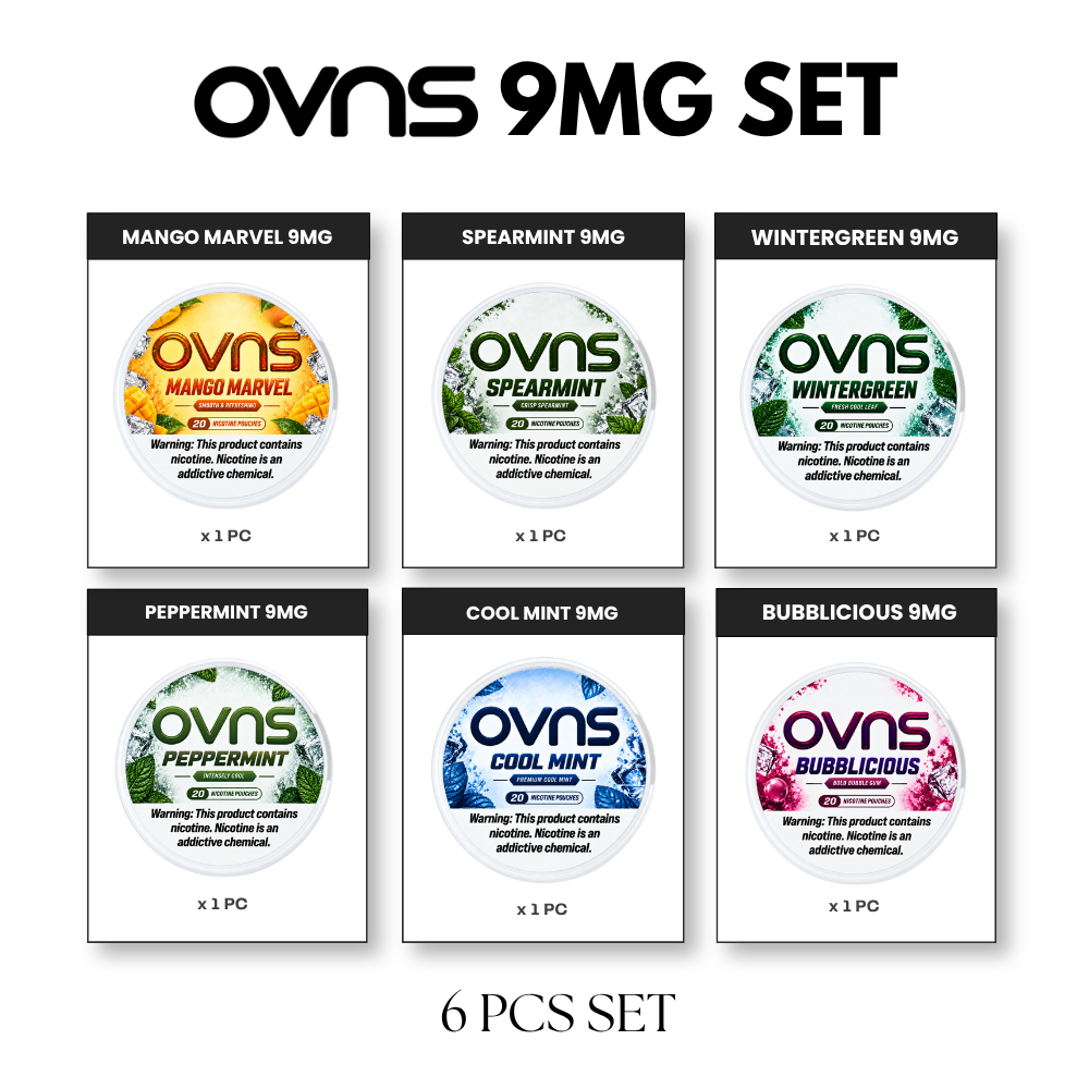 OVNS Pouches 9MG All-In Set (6pcs)
