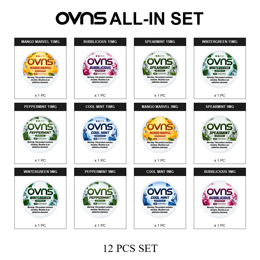 OVNS Pouches All-In Set (12pcs)