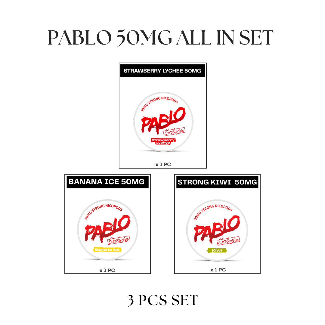 PABLO Pouches 50mg All-In Set (3pcs)