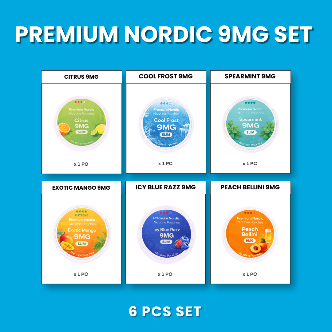 Premium Nordic 9MG All-In Set (6pcs)