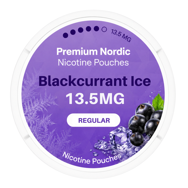 Premium Nordic Pouches Blackcurrant Ice 13.5MG