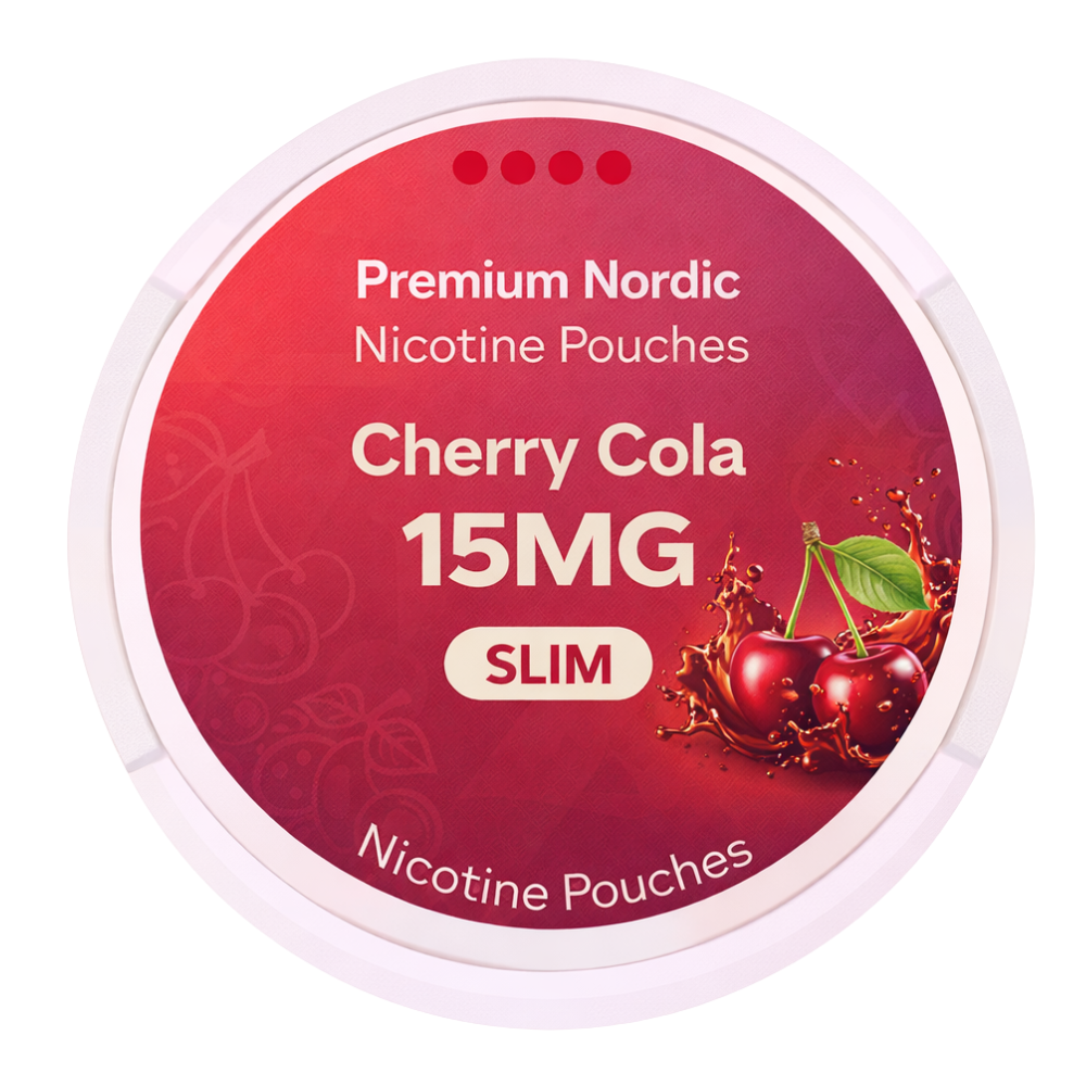 Premium Nordic Nicotine Pouches Cherry Cola Slim 15MG
